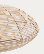 FLARO Sjenilo za stropnu lampu od ratana sa svijetlom završnom obradom Ø70cm