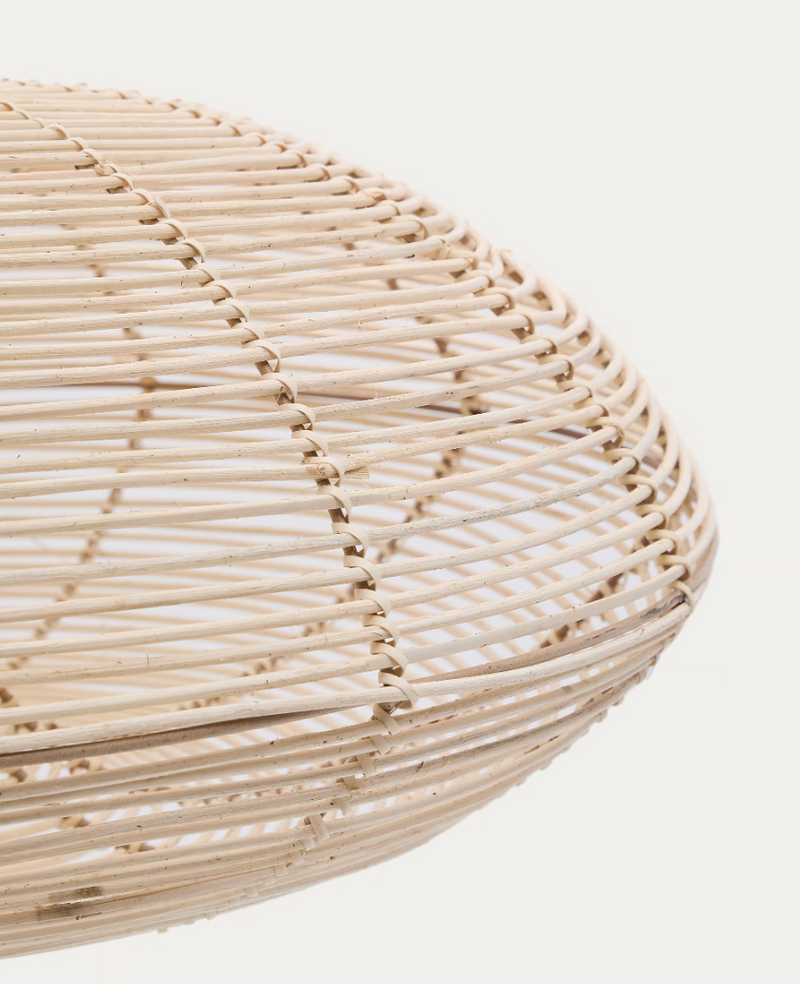 FLARO Sjenilo za stropnu lampu od ratana sa svijetlom završnom obradom Ø70cm