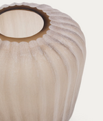 LUMIA beige glass vase 38cm