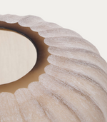 LUMIA beige glass vase 38cm