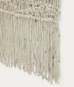 FLEY Zidna tapiserija od sive vune, 120 x 180 cm