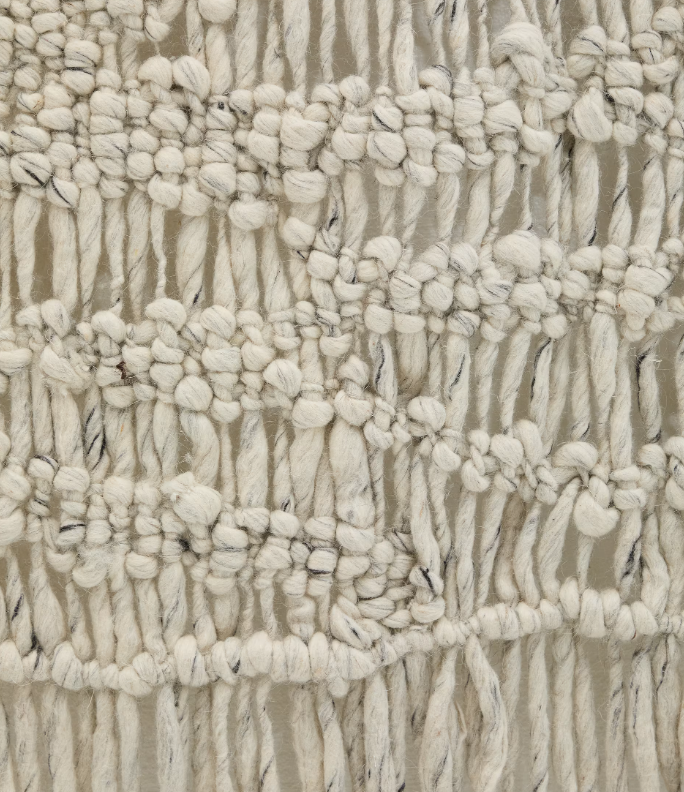 FLEY Zidna tapiserija od sive vune, 120 x 180 cm