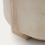 MEJA beige papier-mâché vase 47 cm