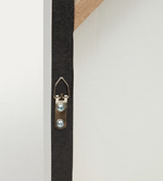 PINEDA Apstraktno platno u bijeloj boji, 95 x 95 cm