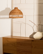 LOURA Sjenilo za stropnu lampu od ratana s prirodnom završnom obradom Ø40cm