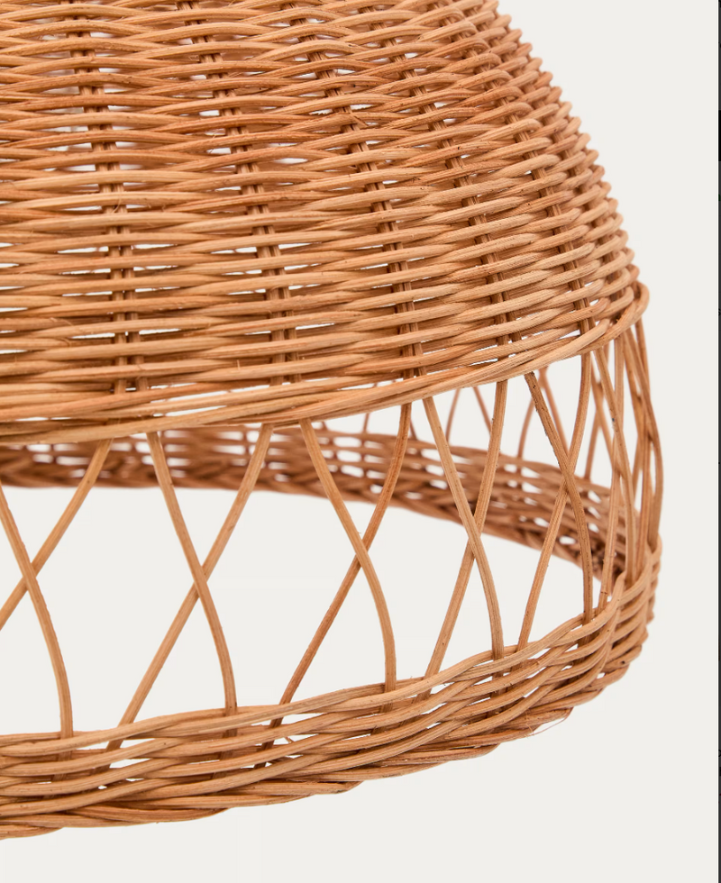 LOURA Sjenilo za stropnu lampu od ratana s prirodnom završnom obradom Ø40cm