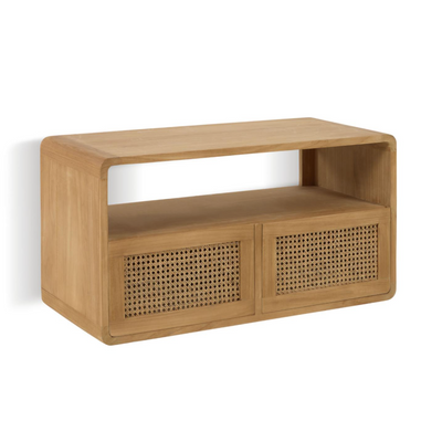 SABIELA solid teak bathroom cabinet 86 x 45 cm