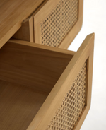 SABIELA solid teak bathroom cabinet 86 x 45 cm