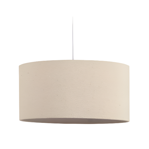 NAZLI Small linen ceiling light shade with beige finish