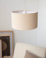 NAZLI Malo platneno sjenilo za strop s bež završnom obradom