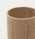 KOR Stolna lampa od jute i akacije u tamnoj završnoj obradi