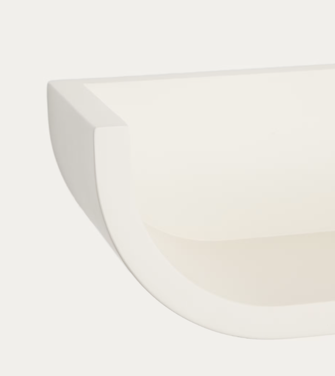 SALAYA Polica od lakirane bež laminirane šperploče boje jasena 60 x 12 cm