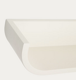 SALAYA Polica od lakirane bež laminirane šperploče boje jasena 60 x 12 cm