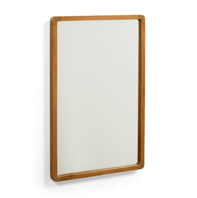 SHAMEL solid teak mirror 45 x 70 cm