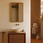 SHAMEL Ogledalo od punog tikovine 45 x 70 cm