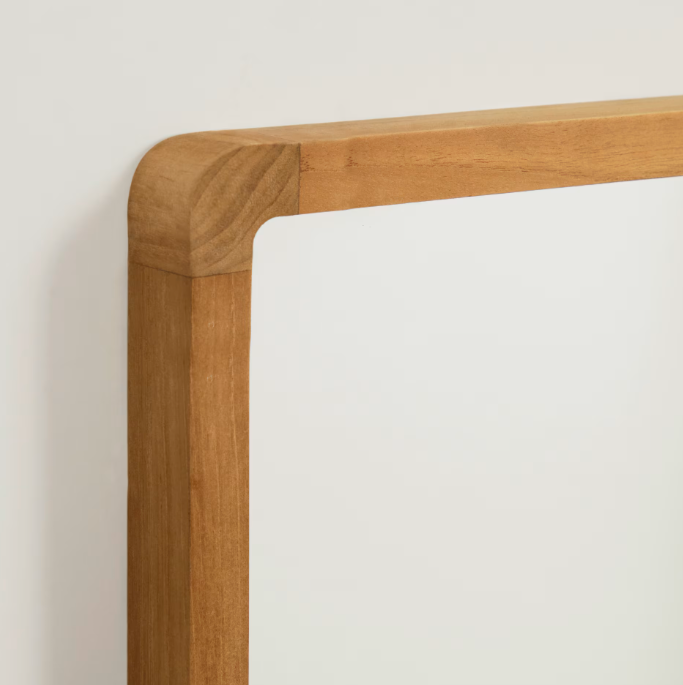 SHAMEL Ogledalo od punog tikovine 45 x 70 cm