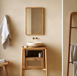 SHAMEL Ogledalo od punog tikovine 45 x 70 cm