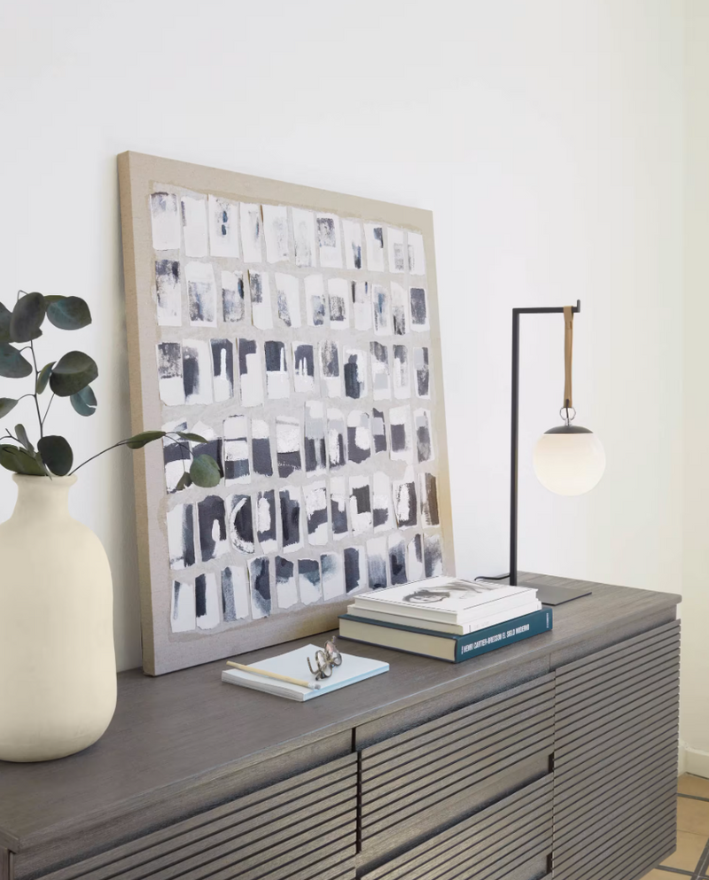 MONTEIRO Stolna lampa od čelika i kože