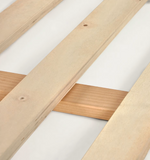 MARALIS teepee bed made of solid beech wood with a natural finish