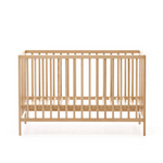 SHANTAL solid ash wood cot in natural finish, 60 x 120 cm