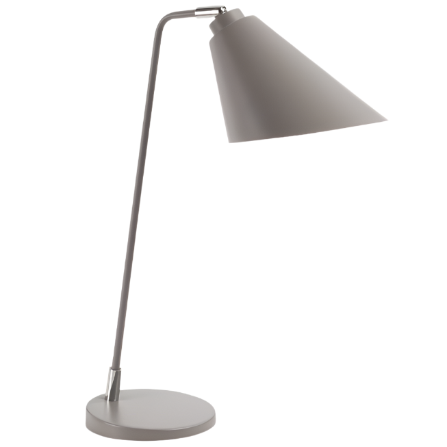 TIPIR Stolna lampa od čelika sa sivom završnom obradom