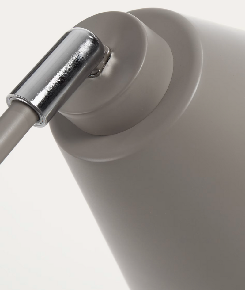 TIPIR Table lamp in steel with grey finish