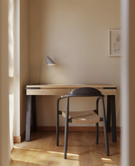 TIPIR Table lamp in steel with grey finish