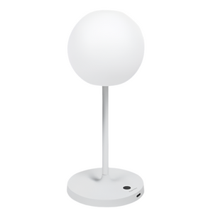 DINESH Vanjska stolna lampa od sivog aluminija 40 cm