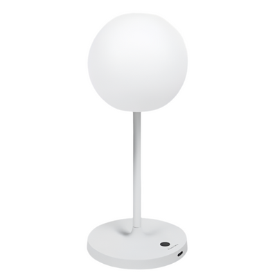 DINESH Outdoor table lamp in grey aluminium 40 cm