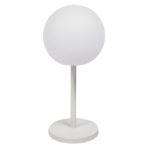 DINESH Vanjska stolna lampa od sivog aluminija 64 cm