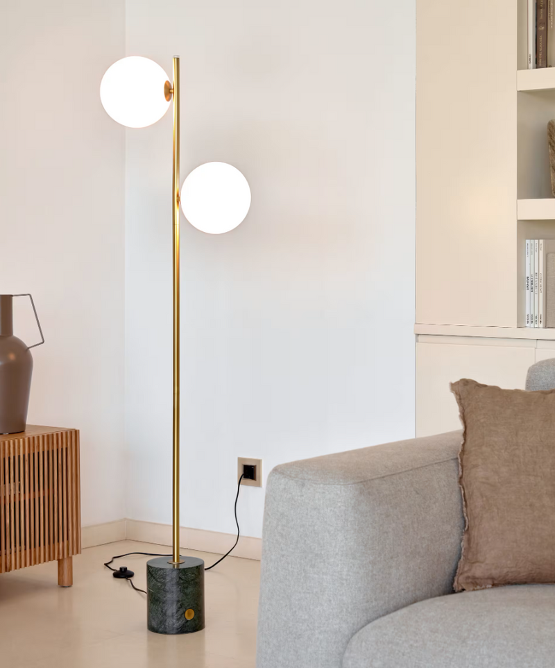 LONELA Podna lampa od mramora sa zelenom završnom obradom