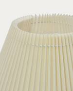 BENICARLO Podna lampa od punog kaučukovog drva s prirodnom, bež završnom obradom