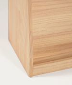 ADIVENTINA bookcase in solid natural pine 59,5 x 69,5 cm