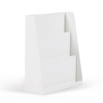 ADIVENTINA bookcase in white MDF 59,5 x 69,5 cm