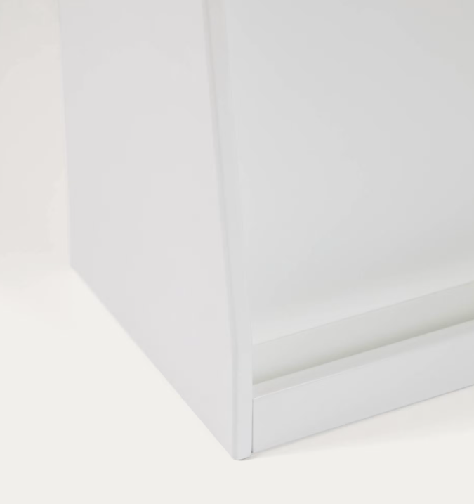 ADIVENTINA bookcase in white MDF 59,5 x 69,5 cm