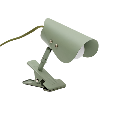JULA Small lamp with clamp in green metal