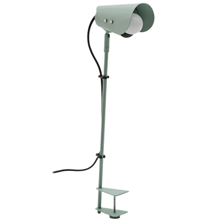 JULA Desk lamp with clamp in green metal