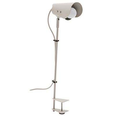 JULA Stolna lampa sa stezaljkom od sive metalne tkanine
