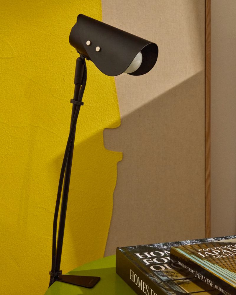 JULA Desk lamp with clamp in black metal