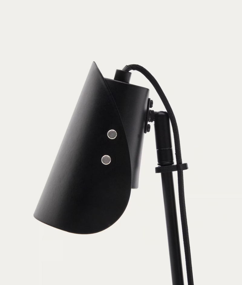 JULA Desk lamp with clamp in black metal