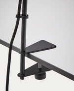 JULA Desk lamp with clamp in black metal