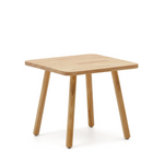 DILCIA Dječji stol od punog kaučukovca 55 x 55 cm