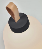 UDIYA Vanjska stolna lampa od polietilena i metala s crnom završnom obradom