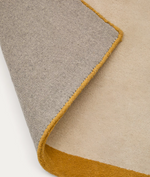 NALIM Bež i senf boje, 100% pamučni tepih, 90 x 150 cm