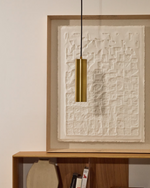 ANDIA Aluminium ceiling lamp with gold painted finish