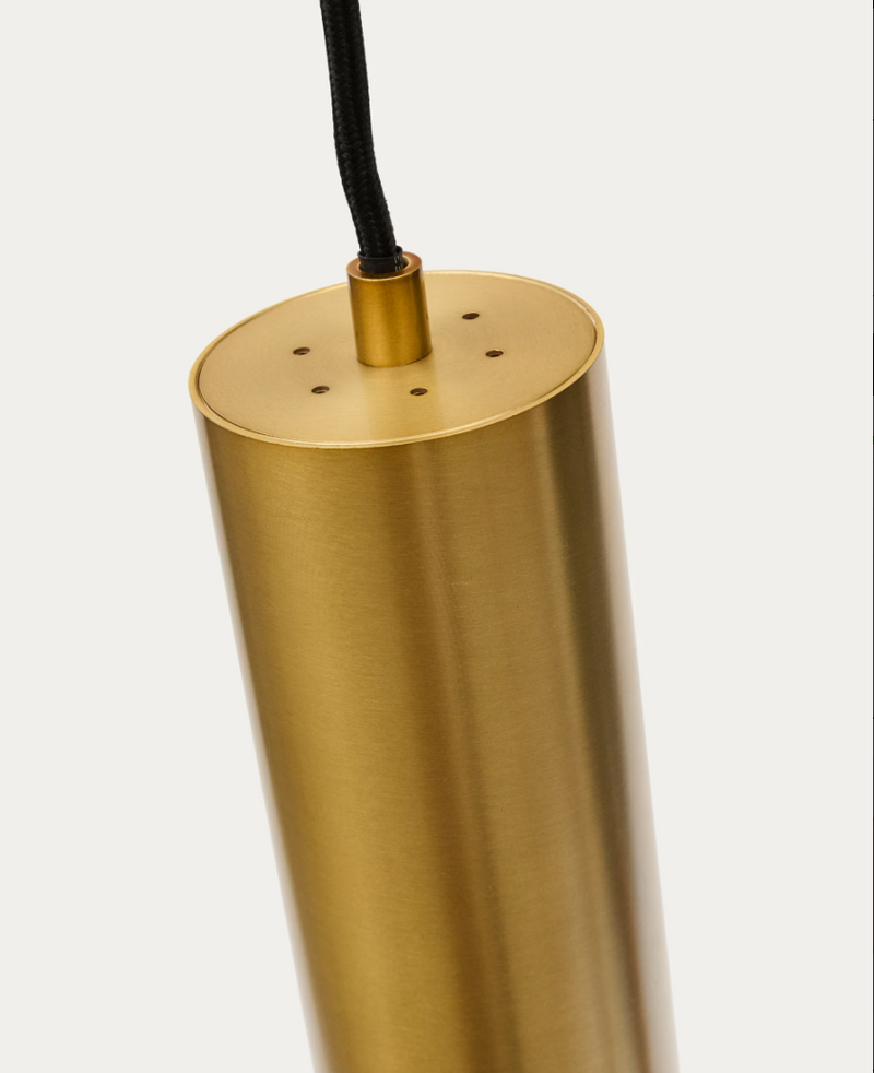 ANDIA Aluminium ceiling lamp with gold painted finish