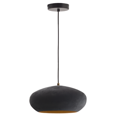 INDA Metal ceiling lamp in a black finish, Ø 30 cm