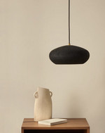 INDA Metal ceiling lamp in a black finish, Ø 30 cm