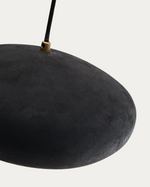 INDA Metal ceiling lamp in a black finish, Ø 30 cm