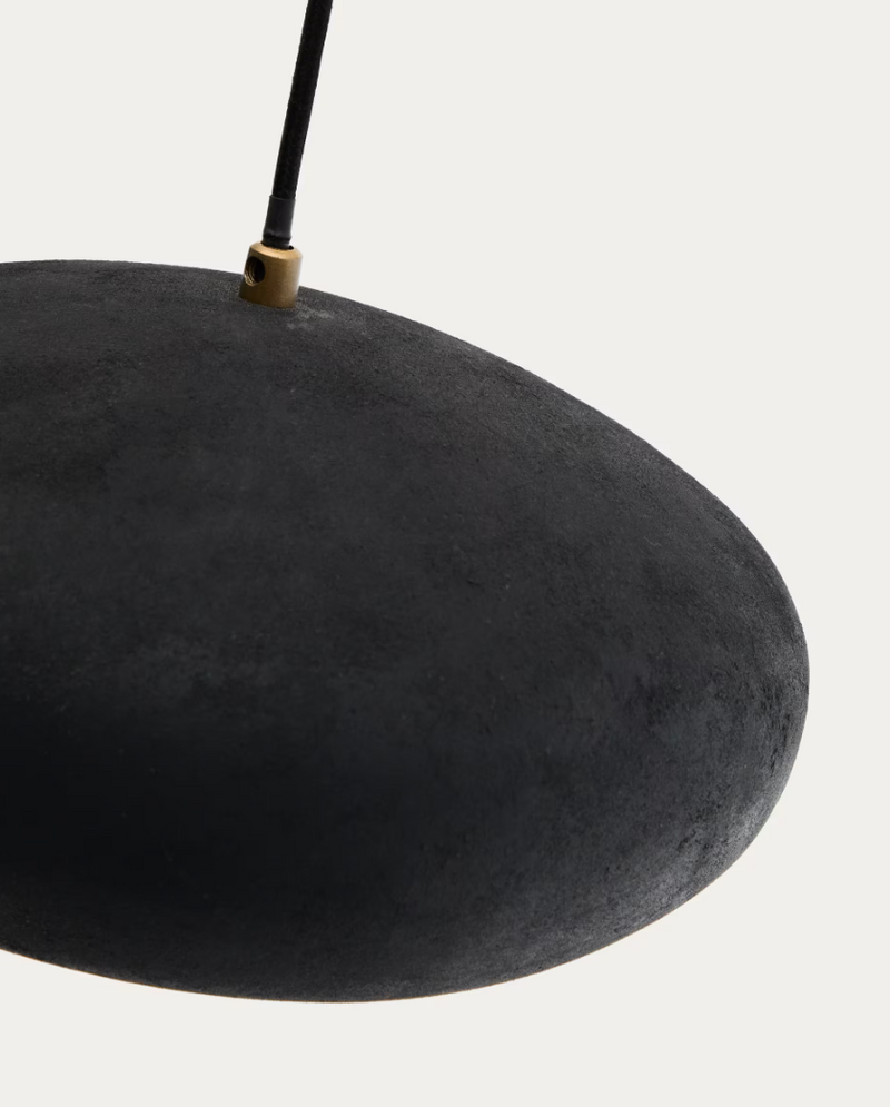 INDA Metal ceiling lamp in a black finish, Ø 30 cm